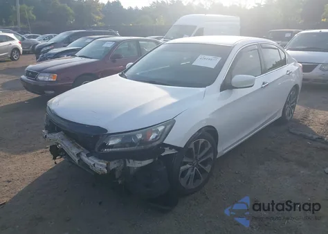 2013 Honda Accord Sport z USA, uszkodzony, nr VIN 1HGCR2F55DA239143